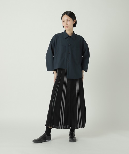 ZUCCa（ズッカ） ブラウス シャツ ストレッチナイロントリコット