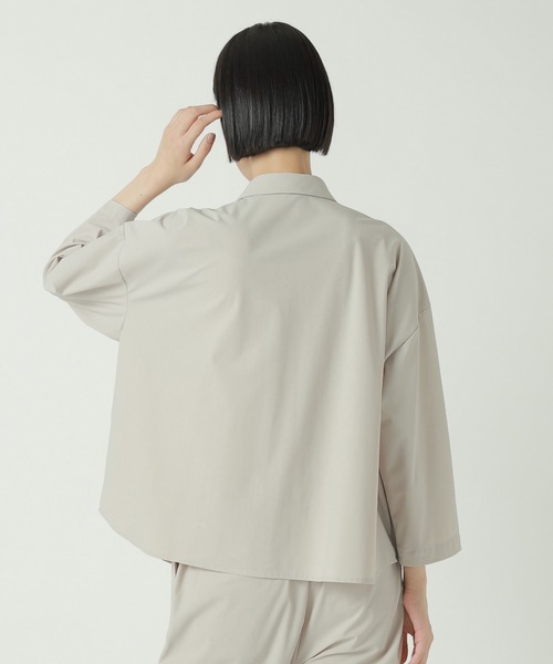 ZUCCa（ズッカ） ブラウス シャツ ストレッチナイロントリコット