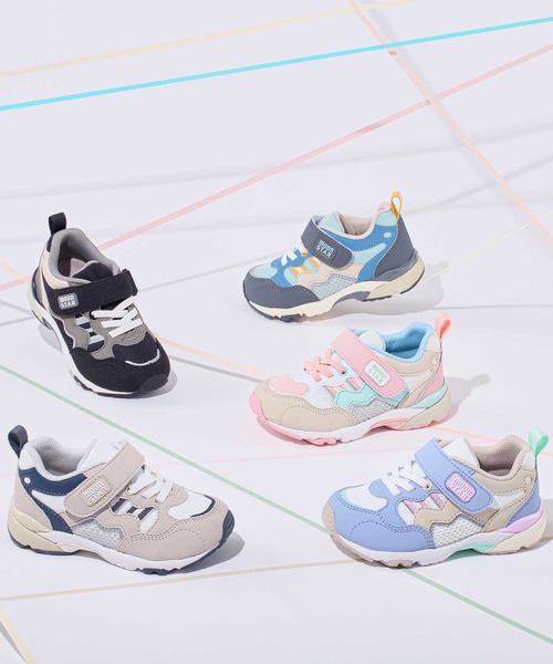 スニーカー 「MoonStar／ムーンスター」CR C2355HI リゴー キッズスニーカー 3E キッズ 子供 男の子 女の子の画像