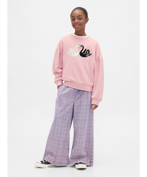 ファンキャップ ジュディ リトシー ディズニー トレーナー スウェット GAP（ギャップ） トレーナー × ディズニー フリッピー スパンコール