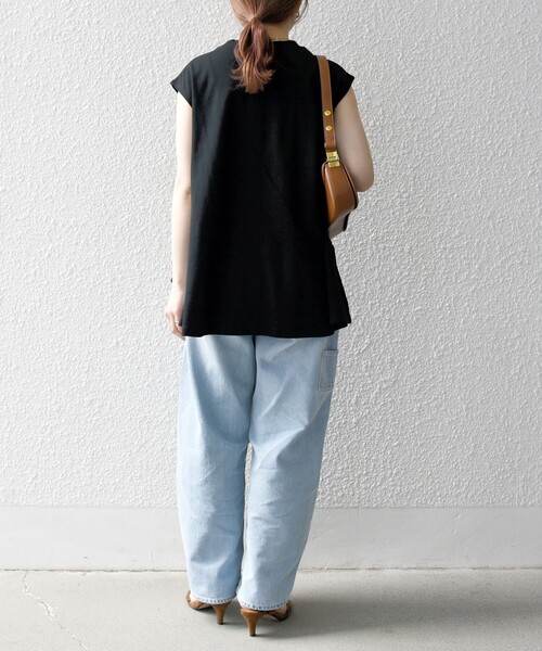 「SHIPS any」 ノースリーブトップス ONE SIZE ブラック レディース_画像3