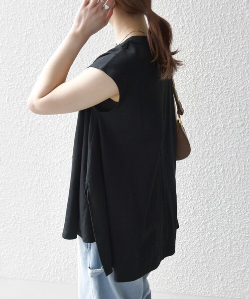 「SHIPS any」 ノースリーブトップス ONE SIZE ブラック レディース_画像9