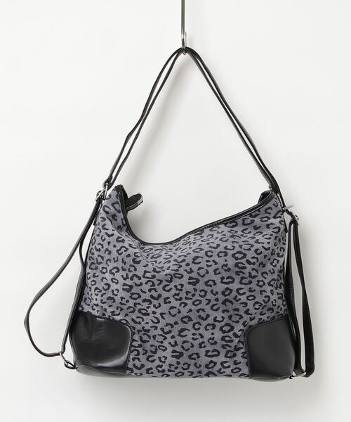 gossip!ロサンゼルス ショルダーバッグ バッグ Y2Kレオパード柄2WAY
