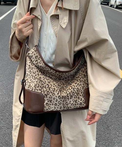 gossip!ロサンゼルス ショルダーバッグ バッグ Y2Kレオパード柄2WAY