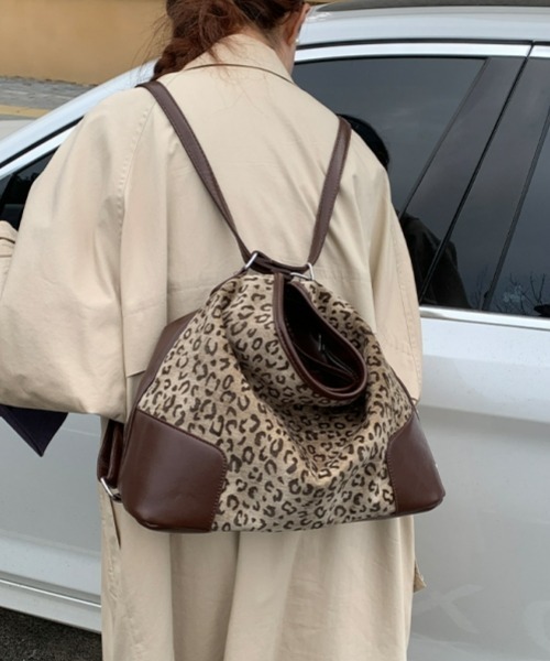 gossip!ロサンゼルス ショルダーバッグ バッグ Y2Kレオパード柄2WAY