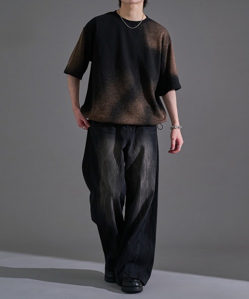 「epnok」 半袖Tシャツ SMALL ブラック メンズ_画像5