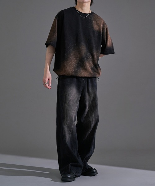 「epnok」 半袖Tシャツ SMALL ブラック メンズ_画像6