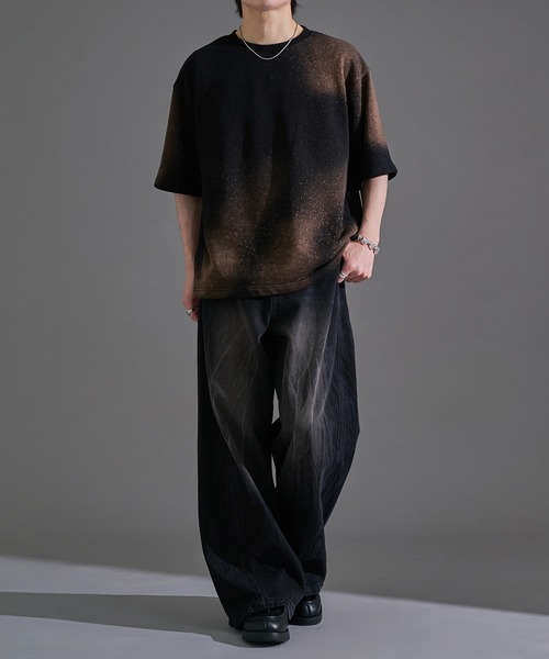 「epnok」 半袖Tシャツ SMALL ブラック メンズ_画像7