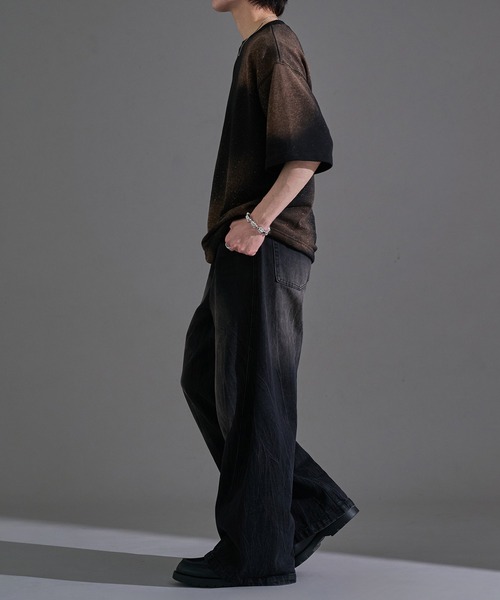 「epnok」 半袖Tシャツ SMALL ブラック メンズ_画像8