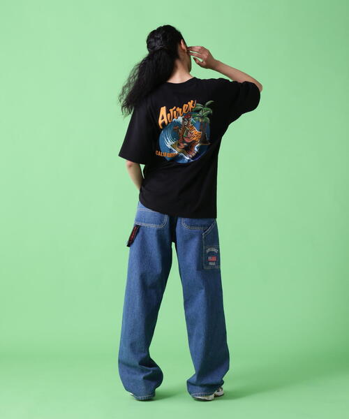 「AVIREX」 半袖Tシャツ M ブラック メンズ_画像8