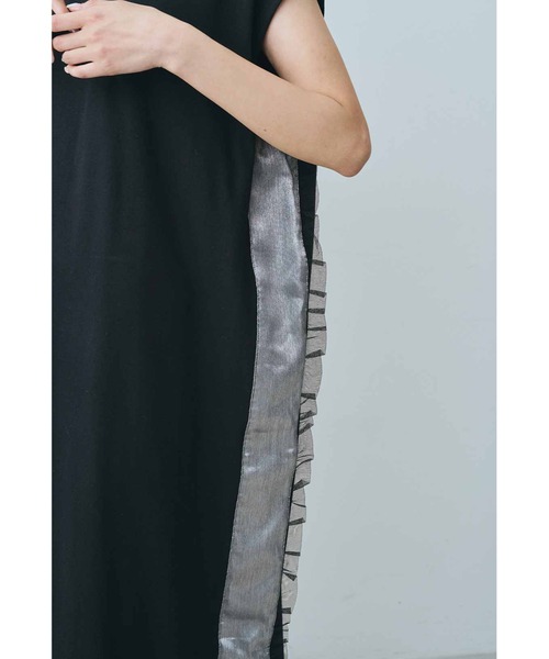 「MEDE19F」 半袖ワンピース - ブラック レディース_画像9