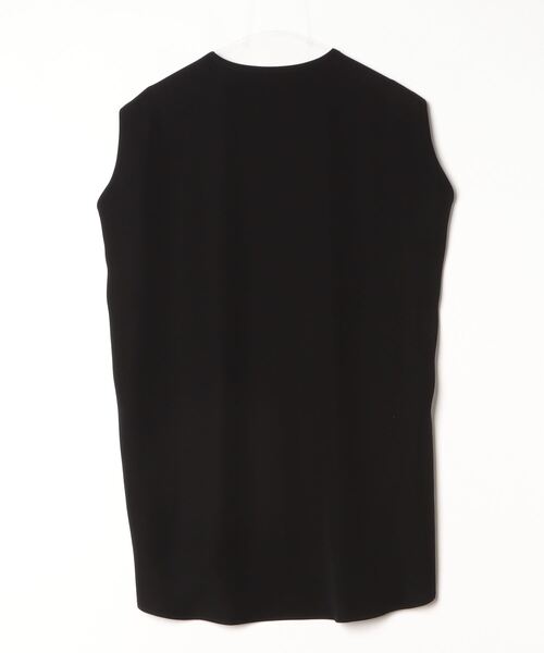 「YOKO CHAN」 ノースリーブワンピース 36 ブラック レディース_画像2