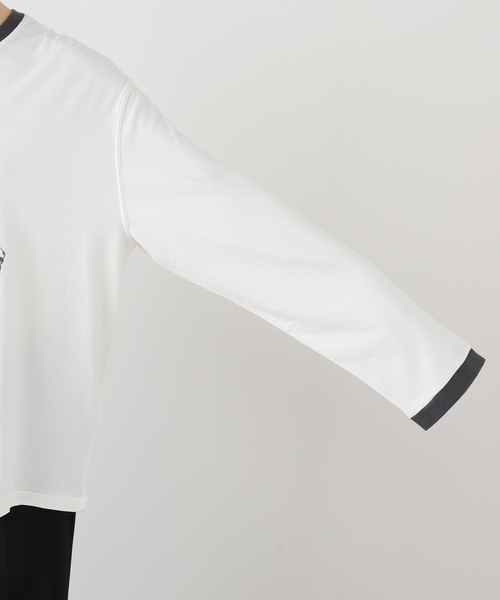 【STAND ALONE/スタンド アローン】ロングスリーブカットソー AP STUDIO tシャツ 「StandAlone/スタンド アローン」STA PRINTED