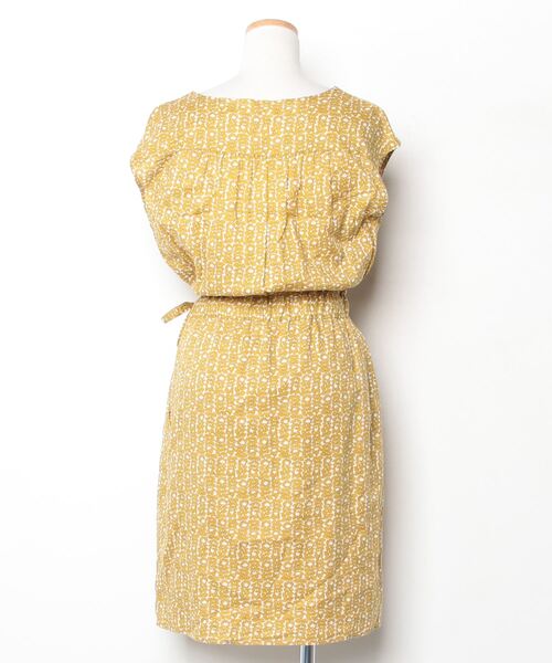 「NOMBRE IMPAIR」 ノースリーブワンピース FREE イエロー レディース_画像2