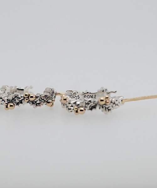 ピアス SV925　Talat　Holly tree ピアス レディース メンズの画像