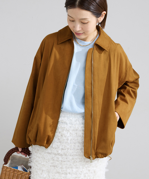 IENA（イエナ） レザージャケット ライダース フェイクスエード