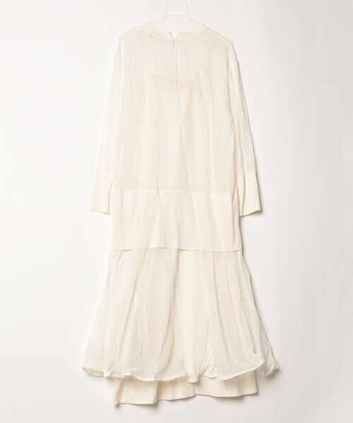 「UN3D.」 長袖ワンピース 38 ホワイト レディース_画像2