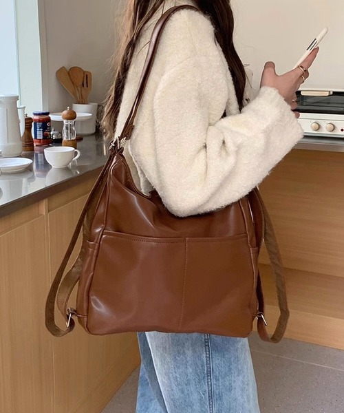 Dewlily ショルダーバッグ バッグ 荷物の多い日もスマートにソフト