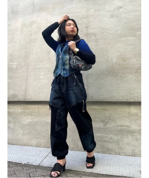 Desigual（デシグアル） デニムジャケット gジャン パッチワークデニム 