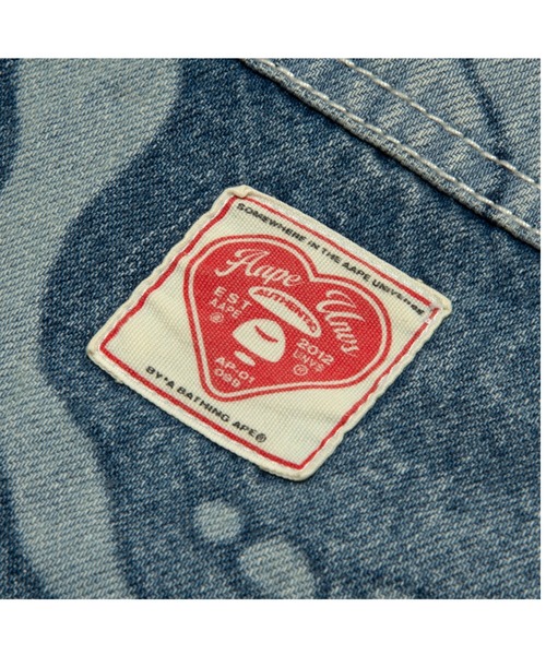 シャツ AAPE DENIM LONG SLEEVE SHIRT(camouflage) メンズの画像