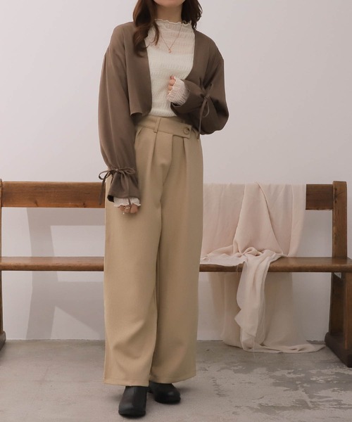 「mil」 トレンチコート X-SMALL ベージュ レディース_画像9