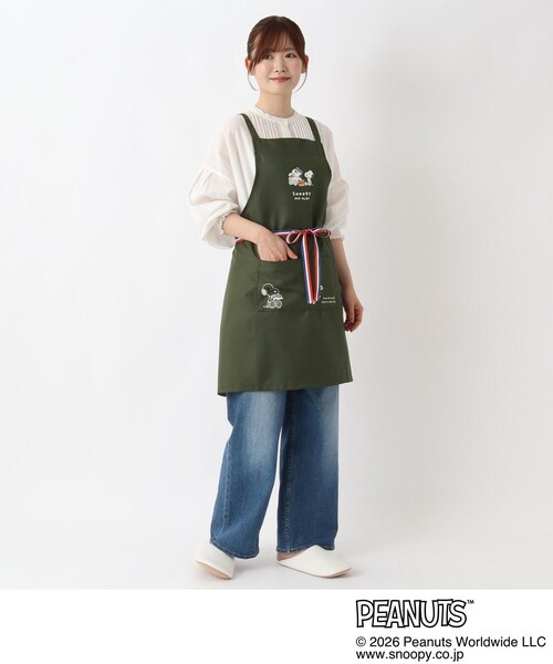 one'sterrace（ワンズテラス） SNOOPY X型エプロン : ZOZOTOWN Yahoo