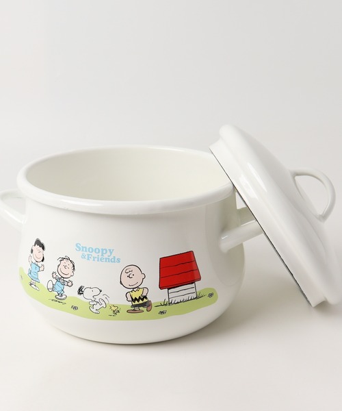 BACKYARD FAMILY（バックヤードファミリー） 鍋 PEANUTS ホーロー両手