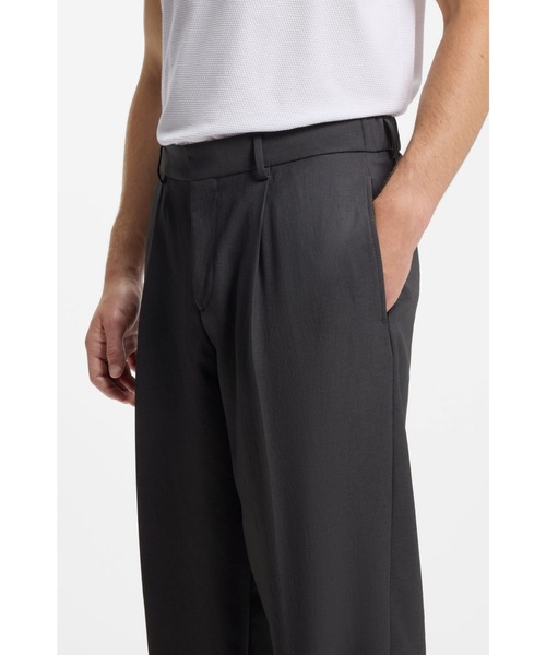 BOSS（HUGO BOSS） スラックス リラックスフィットパンツ ストレッチ