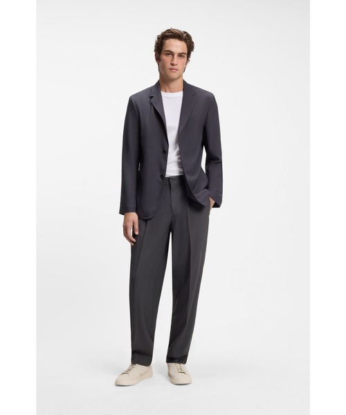 BOSS（HUGO BOSS） スラックス リラックスフィットパンツ ストレッチ