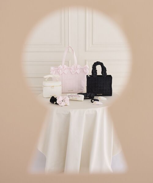 Maison de FLEUR（メゾンドフルール） トートバッグ ツイード