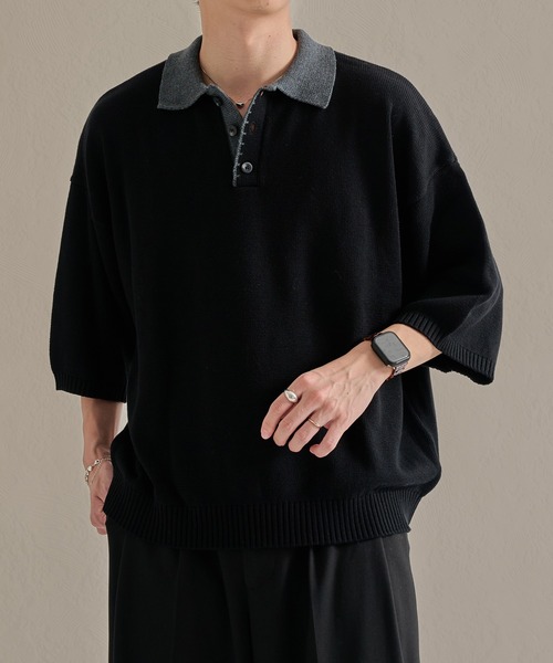 CABaN（キャバン） 長袖ニット S グリーン メンズ : ZOZOTOWN Yahoo!店