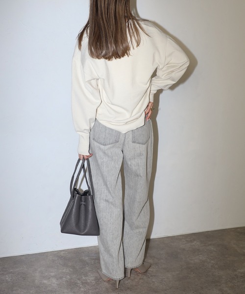 「Bonjour Sagan」 デニムパンツ FREE ライトブラウン レディース_画像6