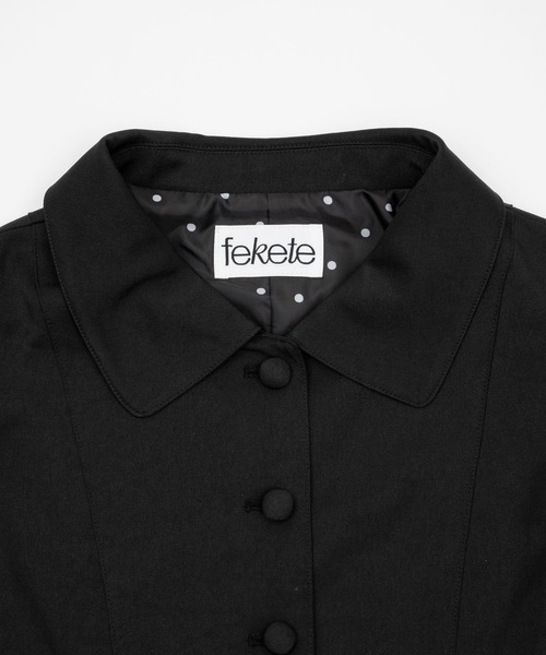 「FEKETE」 ジャケット MEDIUM ブラック レディースの画像