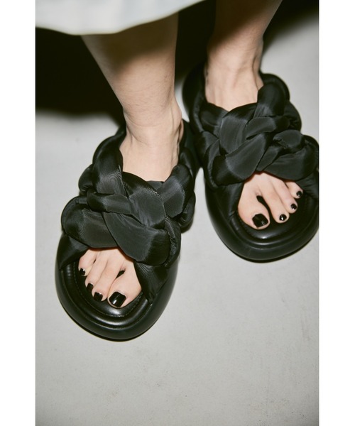 「un/neu」 フラットサンダル SMALL アイボリー レディース_画像3
