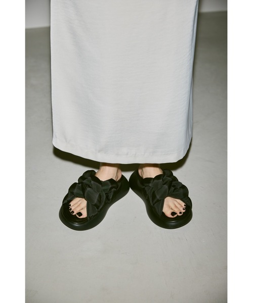 「un/neu」 フラットサンダル SMALL アイボリー レディース_画像6