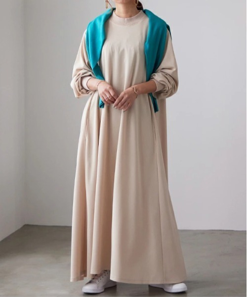 「and it_」 「newlyme」長袖ワンピース M-L ブラック レディース_画像7