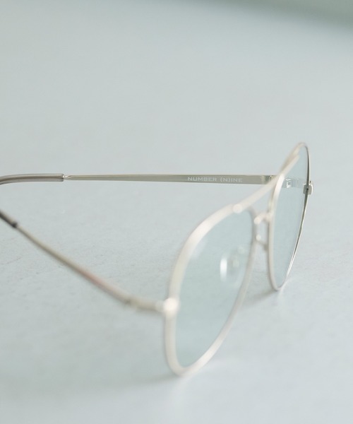 ナンバーナイン　サングラス　未使用　シルバー NUMBER (N)INE（ナンバーナイン） サングラス AVIATOR TEAR DROP