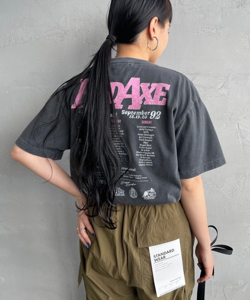 「GOOD ROCK SPEED」 半袖Tシャツ L チャコール レディース_画像6