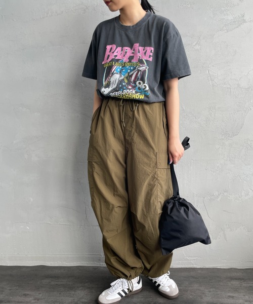 「GOOD ROCK SPEED」 半袖Tシャツ L チャコール レディース_画像7