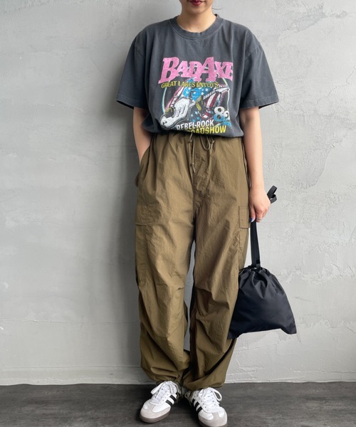 「GOOD ROCK SPEED」 半袖Tシャツ L チャコール レディース_画像8
