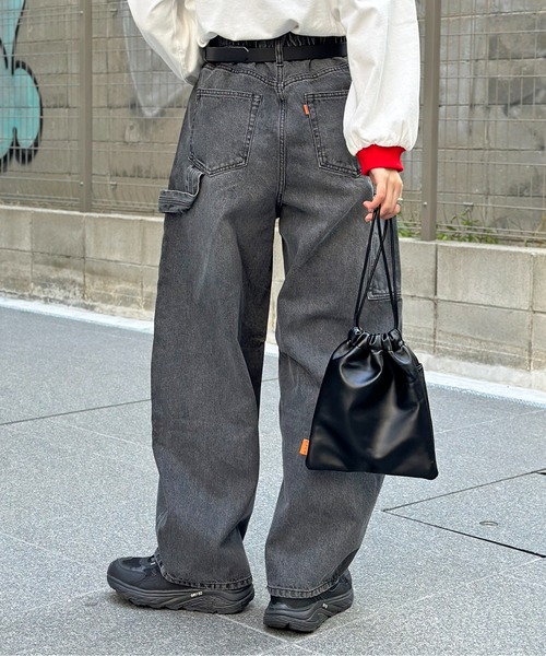 「CPCM」 ブーツカットデニムパンツ S ブラック メンズ_画像4