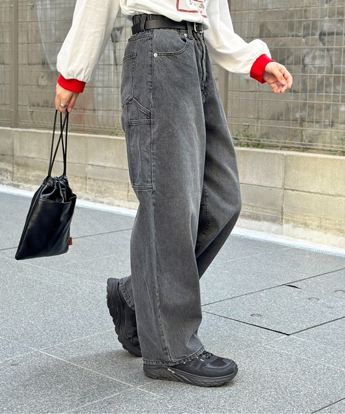 「CPCM」 ブーツカットデニムパンツ S ブラック メンズ_画像5