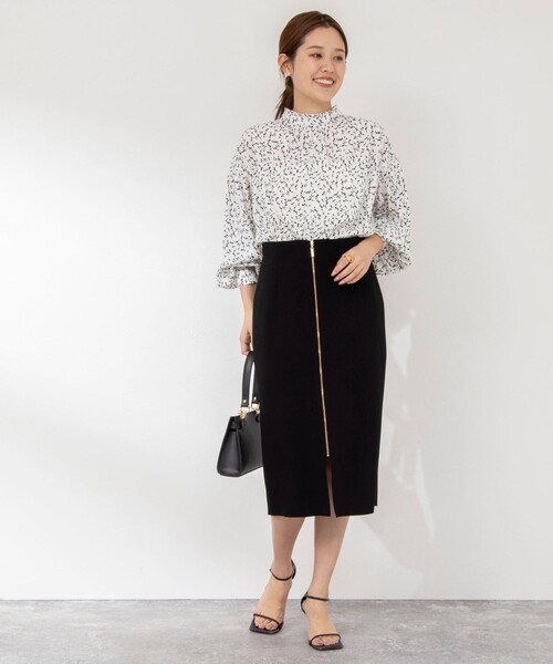「NOLLEY'S Sophi」 長袖ブラウス 36 オフホワイト レディース_画像2