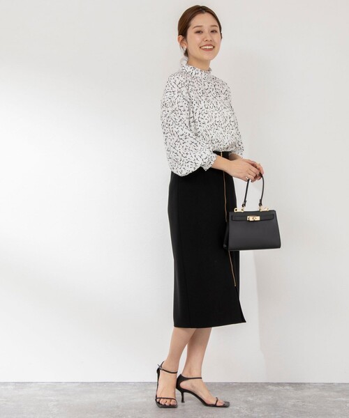 「NOLLEY'S Sophi」 長袖ブラウス 36 オフホワイト レディース_画像3