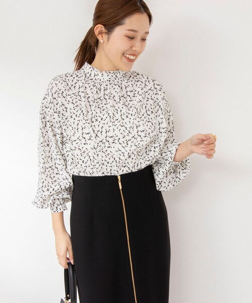 「NOLLEY'S Sophi」 長袖ブラウス 36 オフホワイト レディース_画像5