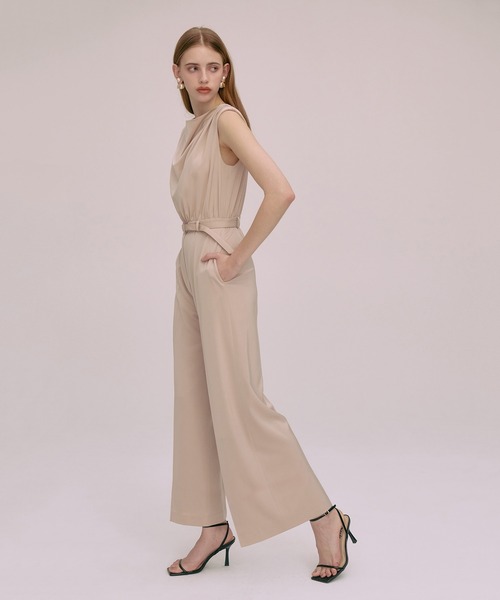 EIMY ISTOIRE（エイミーイストワール） パンツドレス TUCK DRAPE ALL 