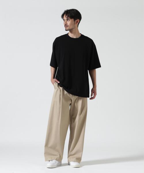 「ATON」 半袖Tシャツ 6 ブラック メンズ_画像3