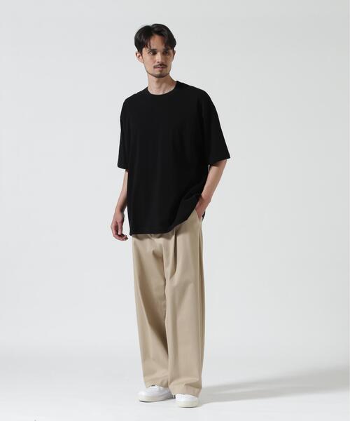 「ATON」 半袖Tシャツ 6 ブラック メンズ_画像4