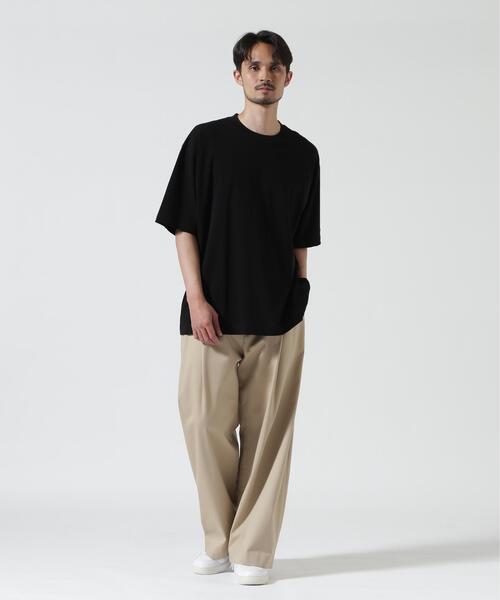 「ATON」 半袖Tシャツ 6 ブラック メンズ_画像5