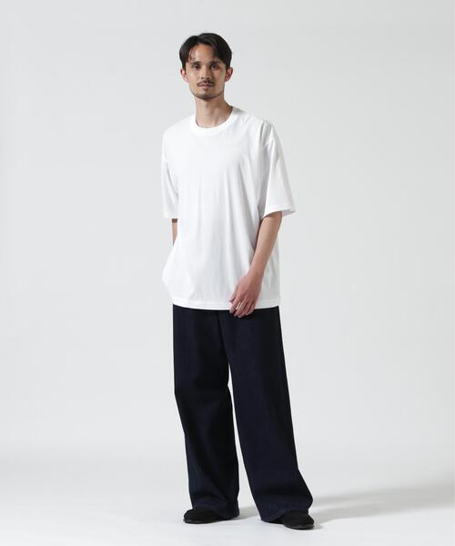 「ATON」 半袖Tシャツ 6 ブラック メンズ_画像9